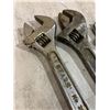 Image 2 : Lot of 3 Crescent Wrenches
