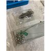 Image 4 : Blue Small Tackle Box w/ Tackle and Weights