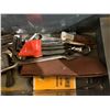 Image 2 : Vintage Beach Industries Metal Tool Box w/ Assorted Tools