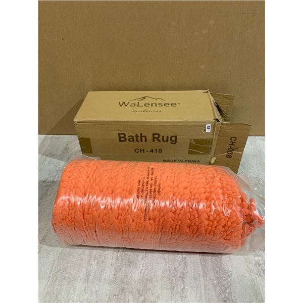 Bath Rug Orange 72in x 24in