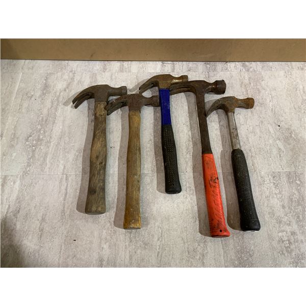 Lot of 5 Hammers
