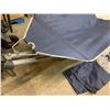 Image 3 : Hammock With Frame Model KF-HM02S Grey And Blue Colour With Canopy