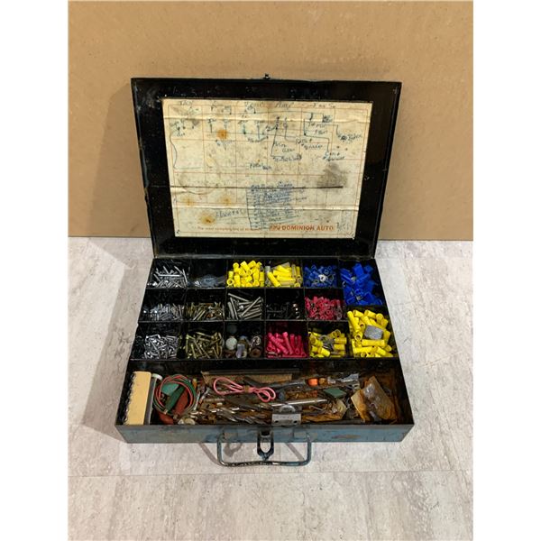 Vintage Dominion Auto Electrical Assortment Kit w/ Connectors Terminals & Hardware