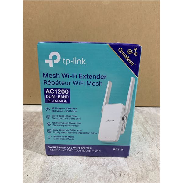 TP-Link Mesh Wi-Fi Extender OneMesh Dual Band AC1200
