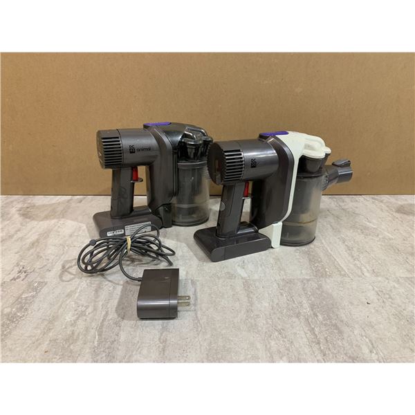 Lot of 2 Handheld Dyson Vacuums - DC 45 and DC 30 Animal - Includes Charger