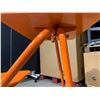 Image 5 : Orange School Desk With Attached Chair - 32 Inches Tall - Solid Desk