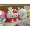 Image 5 : Hello Kitty Squishy Toys w/ Key Chains & Stickers