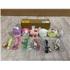 Image 1 : Hello Kitty Squishy Toys w/ Key Chains & Stickers