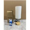 Image 1 : Bedside LED Table Lamp w/ Shade