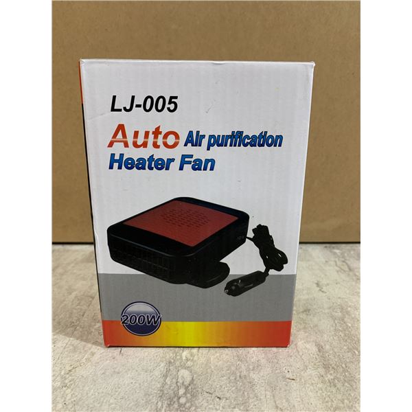 LJ-005 Auto Air Purification Heater Fan (12v Fan Heater)