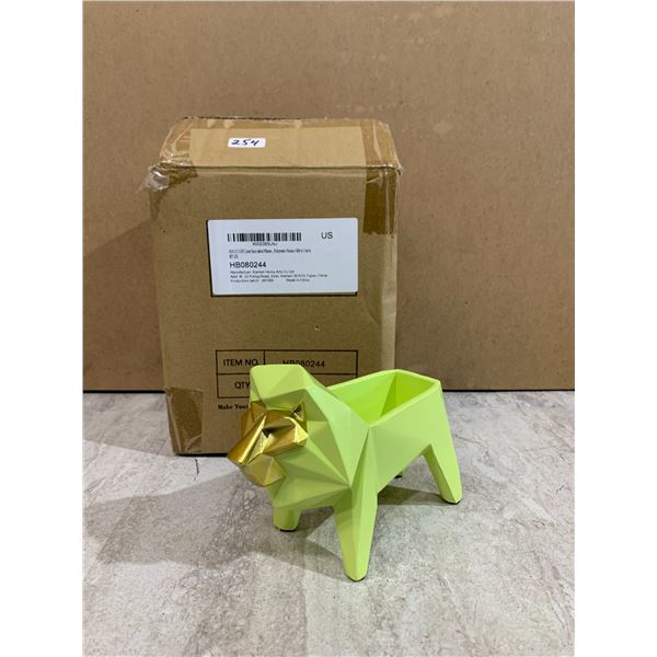 HauCoze Cactus Succulent Planter - Lion Statue