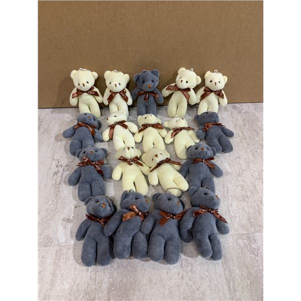 Bag Full of Teddy Bear Key Chain Charms