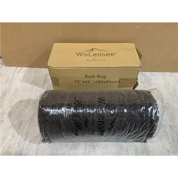 72 x 24 Bath Rug - Dark Brown