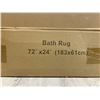 Image 3 : 72 x 24 Bath Rug - Dark Brown