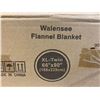 Image 2 : Twin Sized Walensee Flannel Blanket / Fleece - Yellow