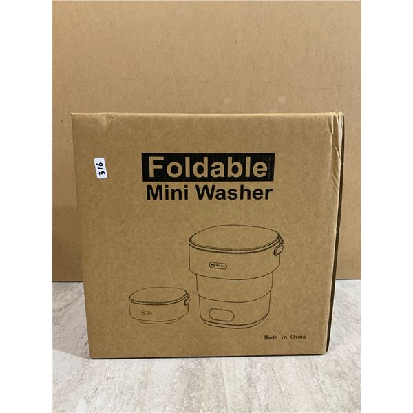 Portable - Foldable Mini Washing Machine w/ Spin Basket