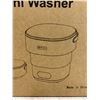 Image 2 : Portable - Foldable Mini Washing Machine w/ Spin Basket