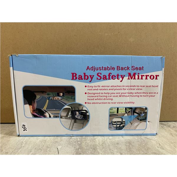 Adjustable Back Seat Baby Safety Mirror