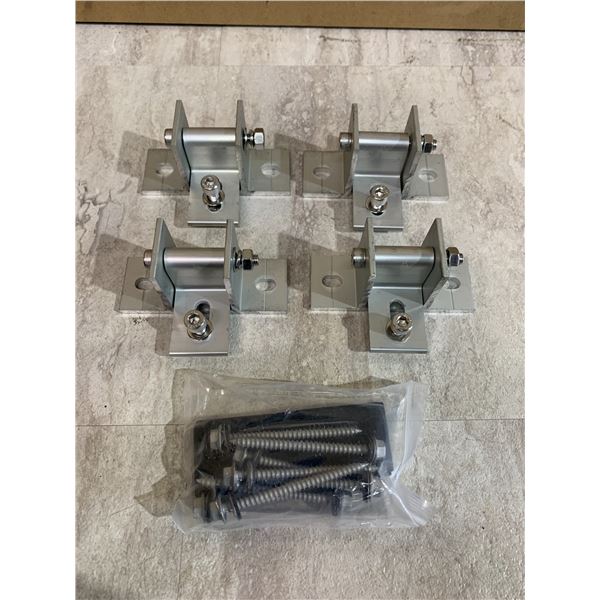 4 Pc Set of Solar Panel Mounting Brackets