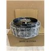 Image 1 : LED Dimmable Black K9 Crystal Flush Mount Ceiling Light Fixture