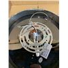 Image 5 : LED Dimmable Black K9 Crystal Flush Mount Ceiling Light Fixture