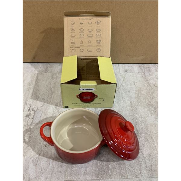 Le Creuset Mini Cast Iron Petite Round Casserole 8 oz