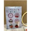 Image 6 : 6 Pcs Punch Needle Coasters Kit for Beginners - 6 Patterns