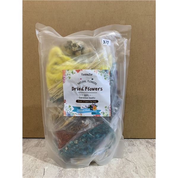TinMeZor Natural Dried Flowers - 17 Types in 10g Bags