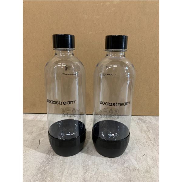 Lot of 2 Sodastream Bottles