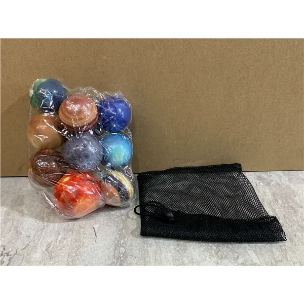 Foam Balls Pack of 10 - Planets Theme
