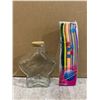 Image 1 : Glass Wishing Bottle and Origami Star Paper Strips Set