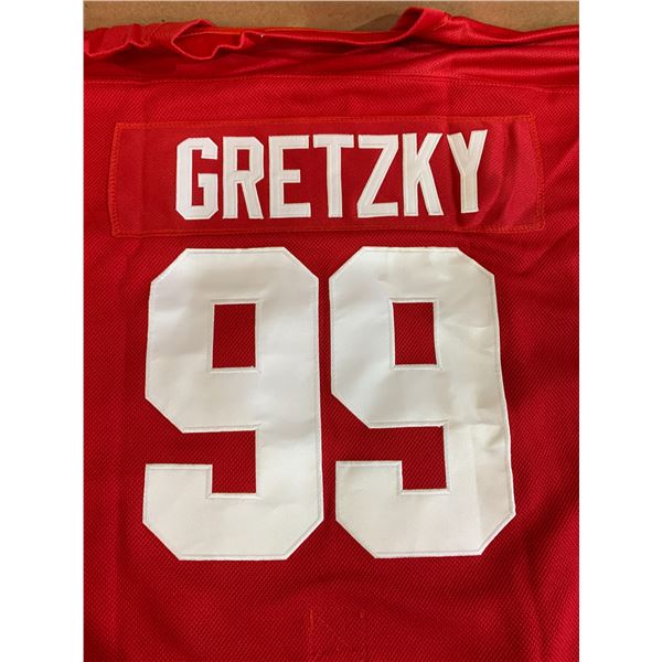 Team Canada Gretzky Hockey Jersey Large Youth Size Red and White