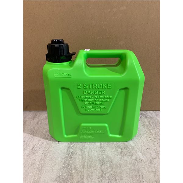 5 Litre Green 2 Stroke Gas Can