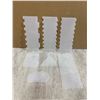 Image 1 : Acrylic Cake Scrapper Smoother Tool Set 2 Pcs