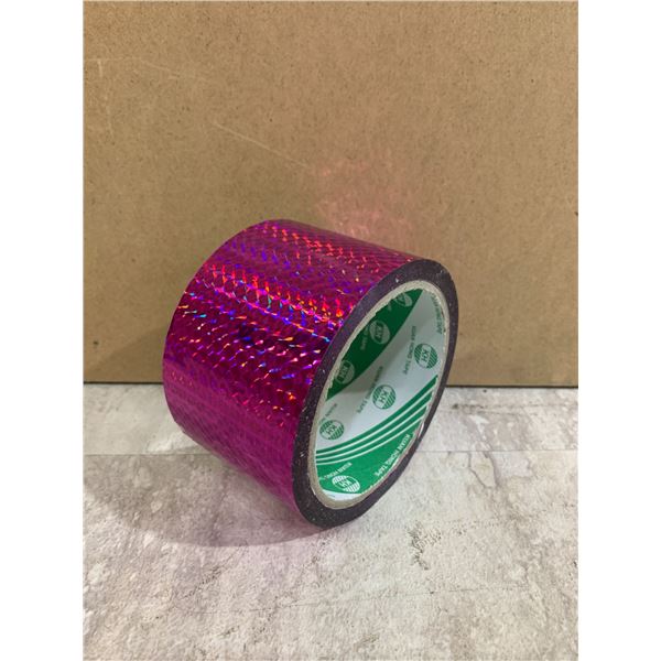 Rose Red Check Pattern Washy Tape