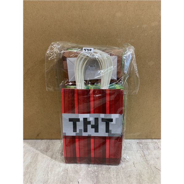 Minecraft Pixel Party Decoration Bags, 24pcs