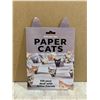 Image 1 : Fold Your Own Oragami Paper Cats 2 Sizes 5 Breeds