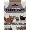 Image 5 : Fold Your Own Oragami Paper Cats 2 Sizes 5 Breeds