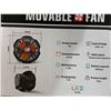 Image 5 : Moveable Rechargable Fan with Remote for Camping USB Charger/Type-C