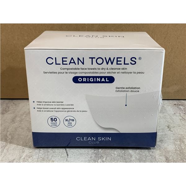 Clean Skin Club - Clean Towels - XL - 50 Count