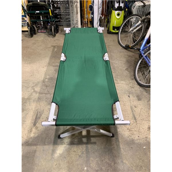 Rio Advenure Camp Cot 26inx75inx16in Military Style