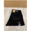 Image 1 : Levis 724 High Rise Slim Straight Black Jeans Size 29/32