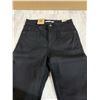 Image 4 : Levis 724 High Rise Slim Straight Black Jeans Size 29/32