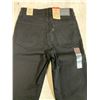 Image 8 : Levis 724 High Rise Slim Straight Black Jeans Size 29/32
