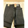 Image 9 : Levis 724 High Rise Slim Straight Black Jeans Size 29/32