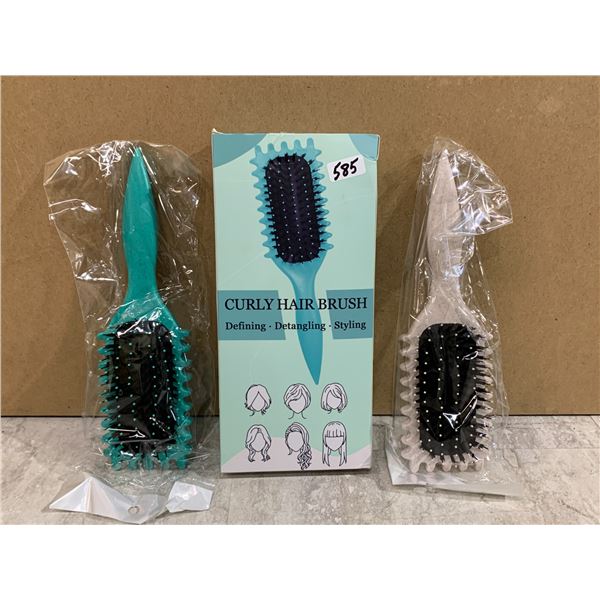 Curly Hair Brush Pack of 2