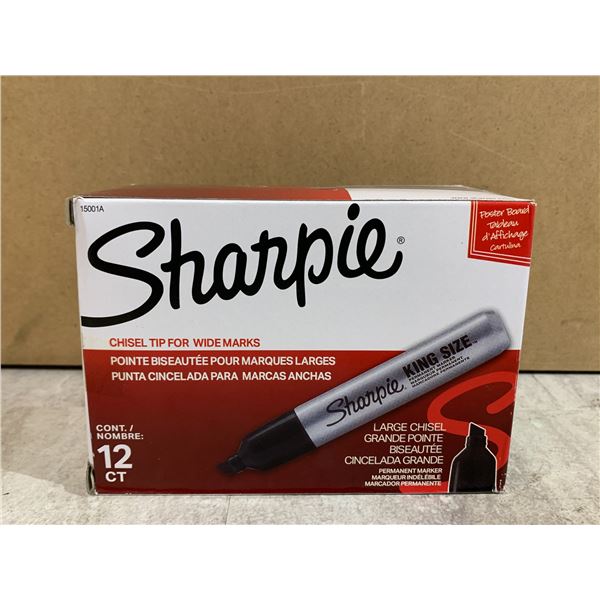 Sharpie Chisel Large Chisel Tip Markers Pack of 12