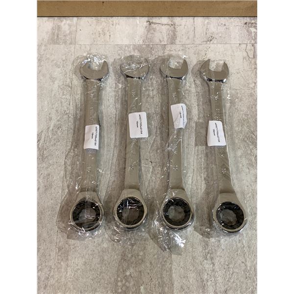4 Pack of 16mil Ratcheting Wrenchs