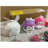 Image 5 : Hello Kitty Squishy Toys w/ Key Chains & Stickers