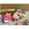Image 6 : Hello Kitty Squishy Toys w/ Key Chains & Stickers